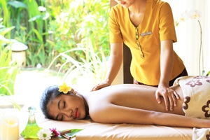 woman relaxing