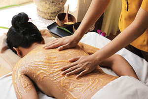 pineapple papaya exfoliation